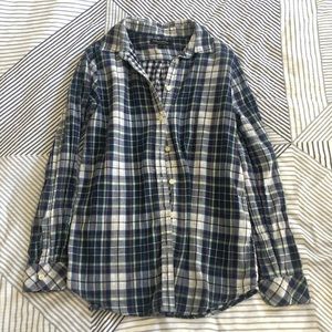 Banana Republic Striped Button Down